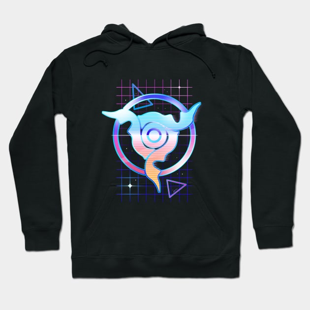 Synthwave Dunmer Emblem Hoodie by Ilona's Store